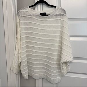 Aakaa Women's White Knit Sweater